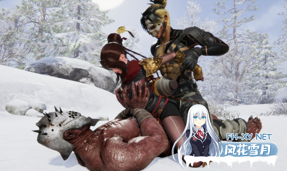 PC[3D开放世界ACT异种奸战斗H]冰霜之姬~百鬼夜行~雪姬无双V1.6冰霜の姬 Snow x Hime官中动态步兵+全CG存档[12.3G]百度/迅雷/夸克/UC-6.png