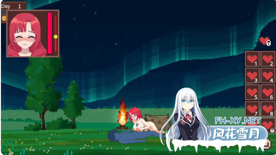 PC[NTL人妻隐奸像素冒险SLG]莉娜的秘密夜生活~リナのヒミツの夜事情~动态步兵汉化+存档[600M]-5.png