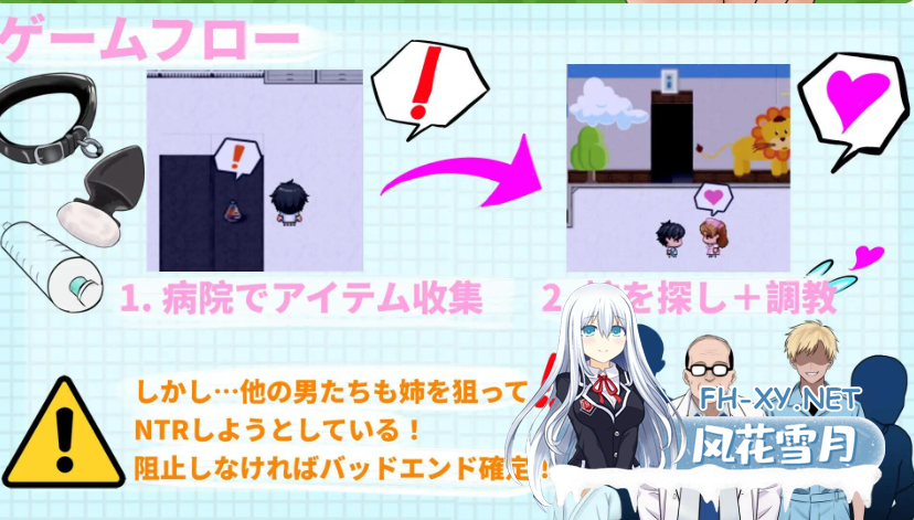 PC[NTL寝取调教RPG]想NTR最爱的护士大姐姐,可是她也被其他男人盯上~大好きな看护师姉[700M]百度/迅雷/UC-5.png