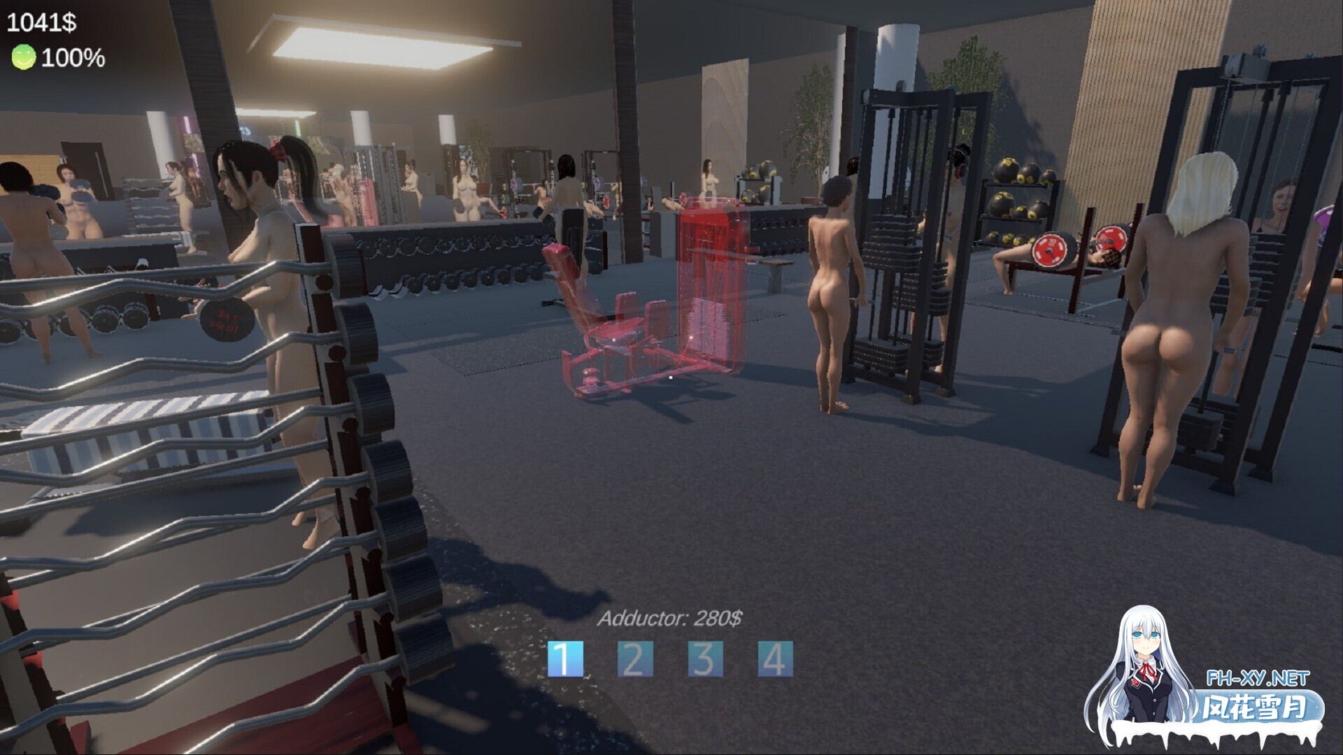 [3D/STEAM官中/步兵/露出]辣妹健身房 - 裸体主义健身房经理/Hot Girls Gym - Nudist Gym Manager[PC/3.90G]-8.jpg