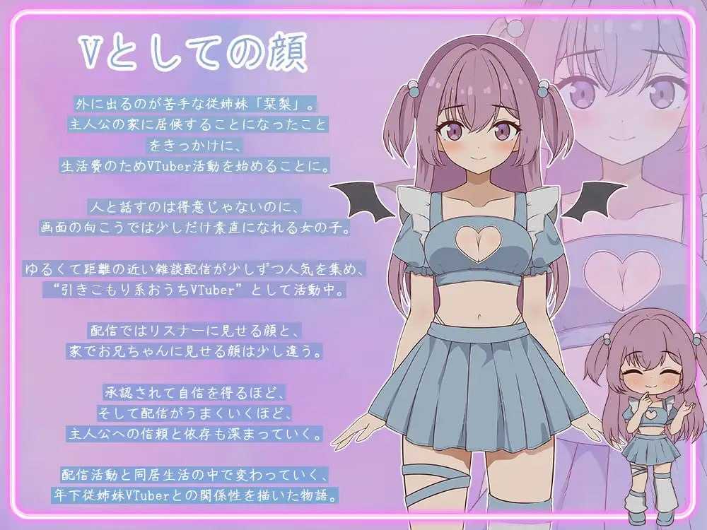 [PC][SLG/汉化/动态/2D]突然同居した従姉妹はVTuberになるらしい-俺だけが知る秘密の素顔- Ver1.01 [7.26GB]-4.jpg